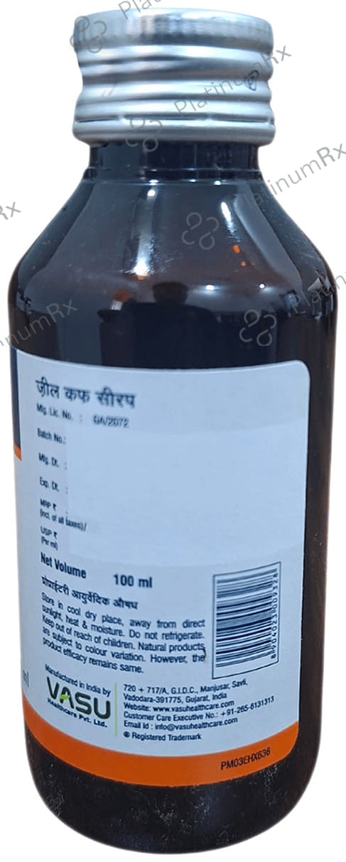 Vasu Zeal Cough Syrup 100ml