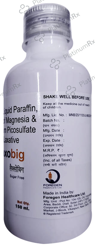 Laxobig Syrup Sugar Free 150ml