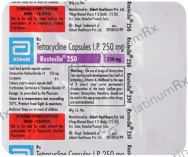 Resteclin 250mg Capsule 10s