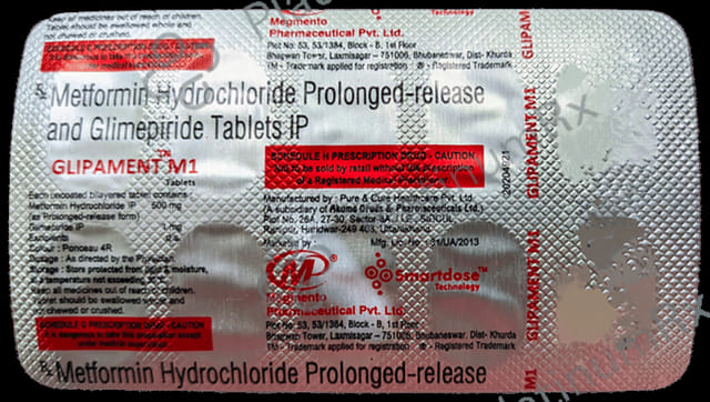 Glipament M 1 Tablet PR