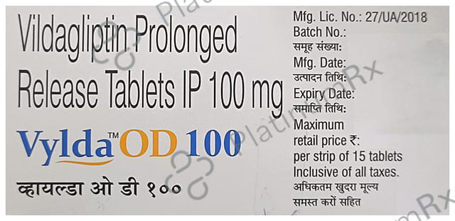 Vylda OD 100mg Tablet PR 15s