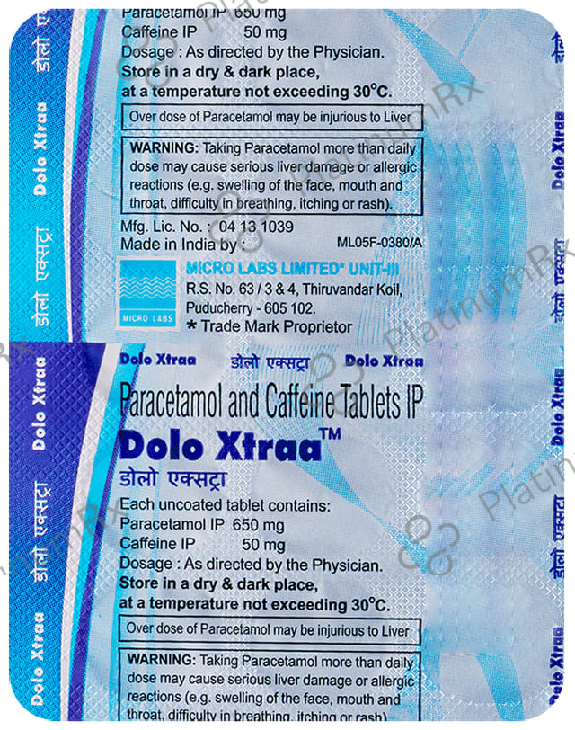 Dolo Xtraa Tablet 15s