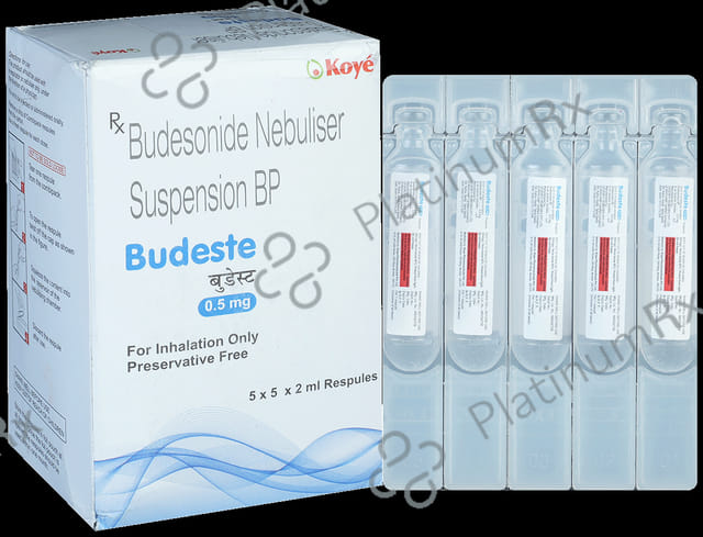 Budeste 0.5mg Respules 5X2ml