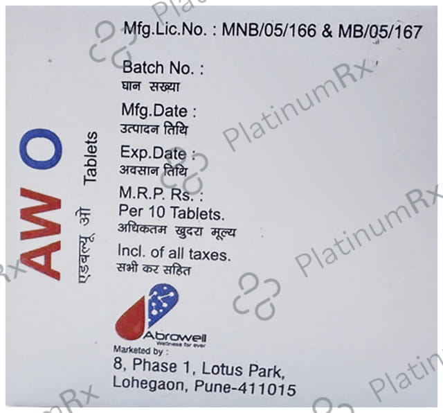 AW 200mg O Tablet 10s