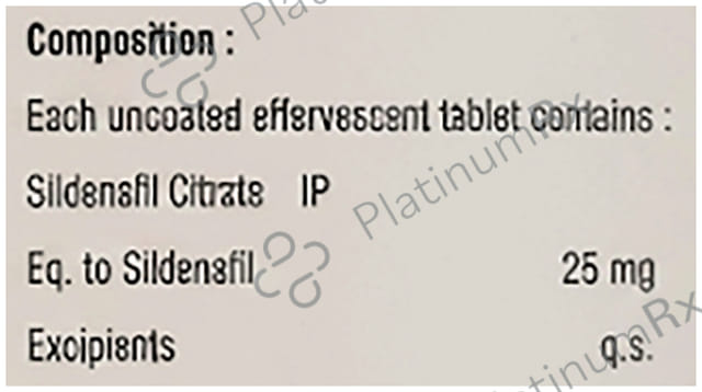 Sildafem 25mg Tablet 10s