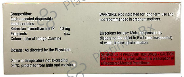 Ketanov DT 10mg Tablet 10s