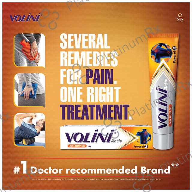 Volini Activ Pain Relief Gel 50gm