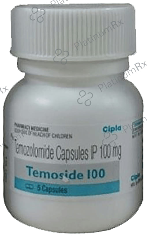 Temoside 100mg Capsule 5s