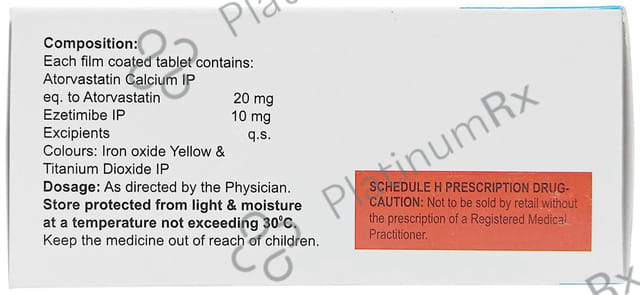 Atorsave EZ 20/10mg Tablet