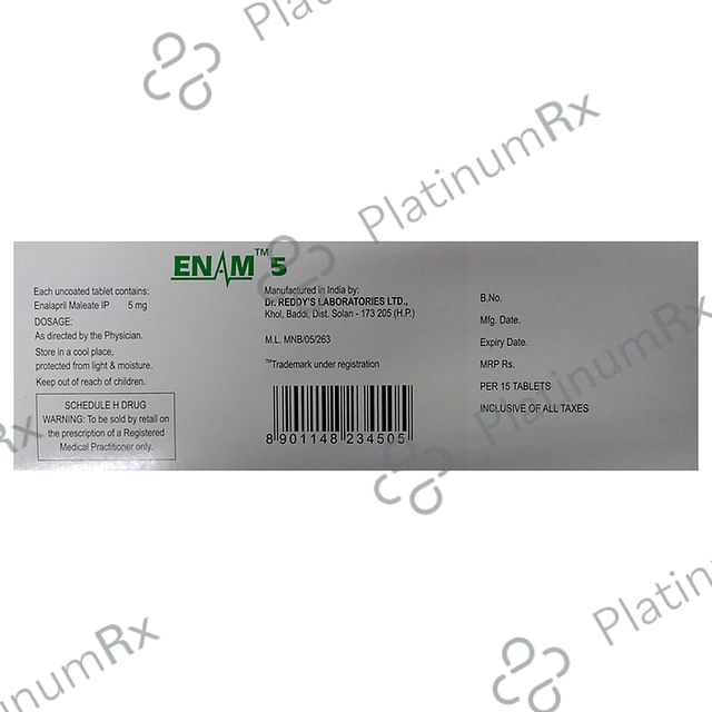 Enam 5mg Tablet 15s
