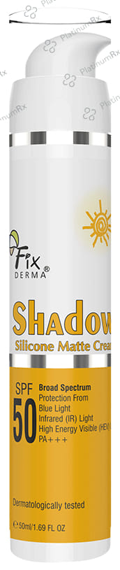 Fixderma Shadow Silicone Matte SPF 50 Cream 50gm