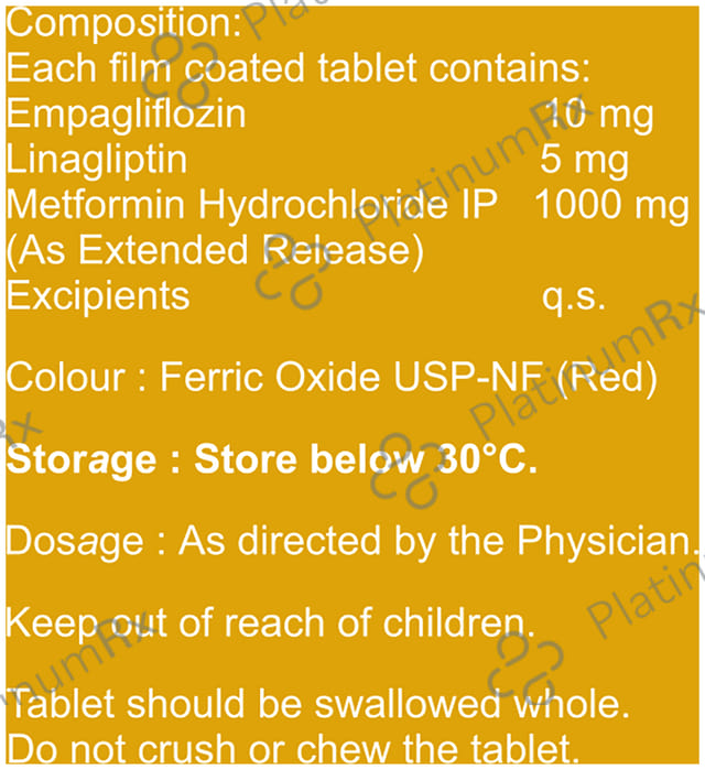 Empaglyde LM 10/1000mg Tablet ER 10s