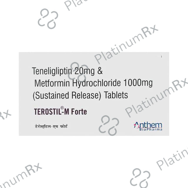 Terostil M Forte 1000/20mg Tablet SR 10s