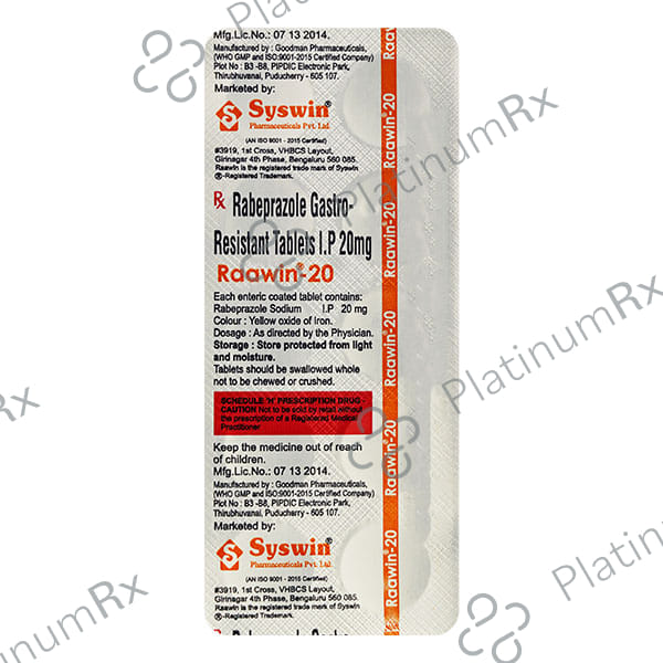 Raawin 20mg Tablet 10s