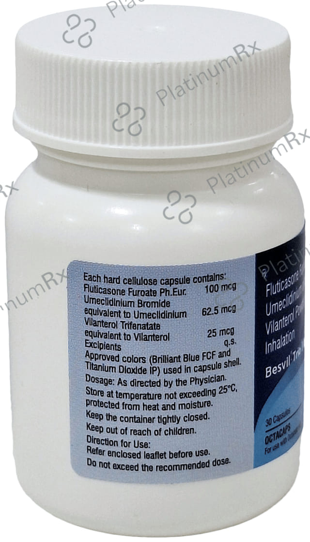 Besvil Trio 100/25mcg Capsule 30s