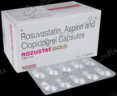 Rozustat Gold 10/75/75mg Capsule 10s