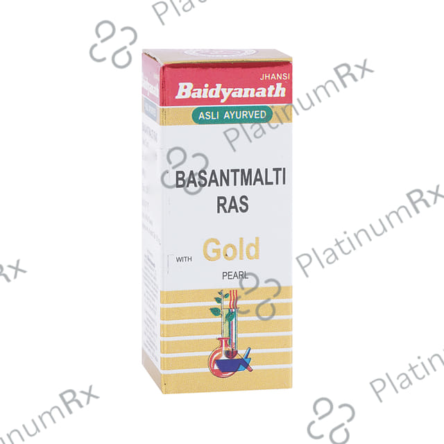 Baidyanath (Jhansi) Basant Malti Ras with Gold Pearl Tablet 25 tablets