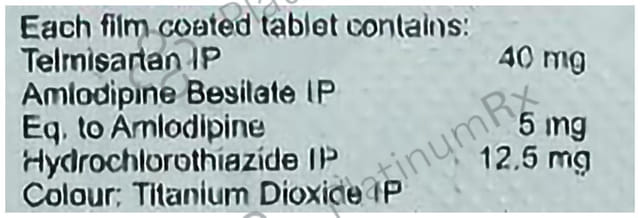 Oritel AMH 5/12.5/40mg Tablet 10s