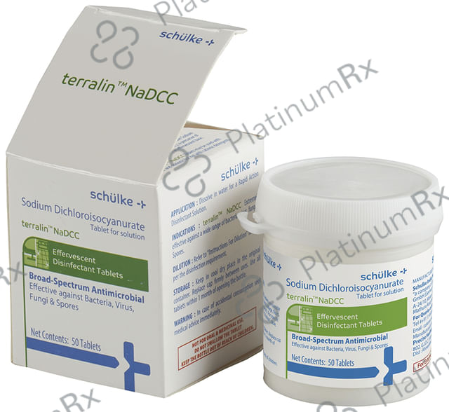 Schulke Terralin NaDCC Effervescent Disinfectant Tablet