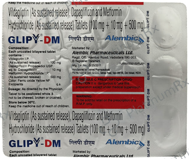 Glipy DM Tablet SR 15s