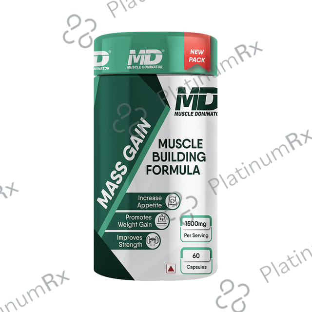 Muscle Dominator Mass Gain 1500mg Capsule