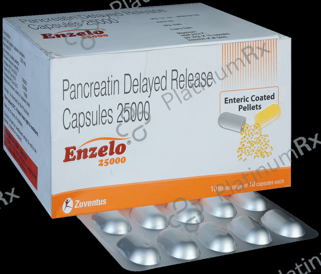 Enzelo 25000mg Capsule 10s