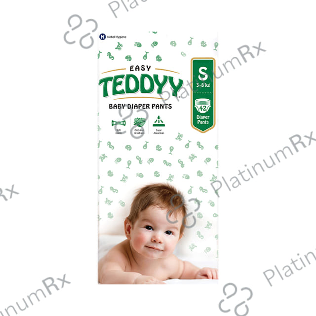Teddyy Easy Baby Diaper Pants with Soft Elastic Small 42s