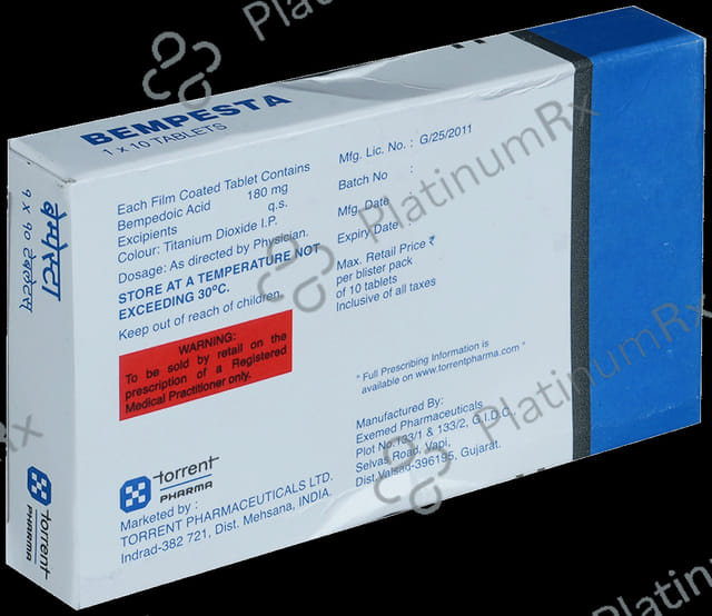 Bempesta 180mg Tablet 10s