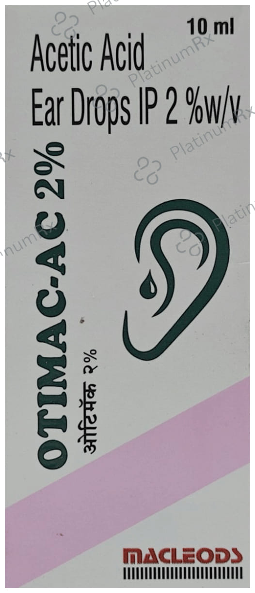 Otimac Ac 2% Ear Drop 10ml