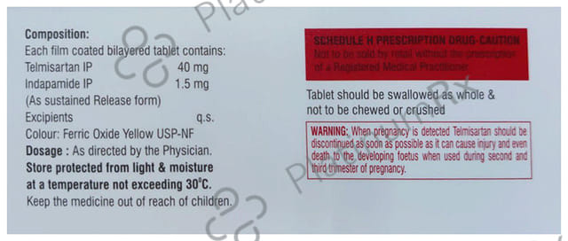Indipil T 1.5/40mg Tablet 10s