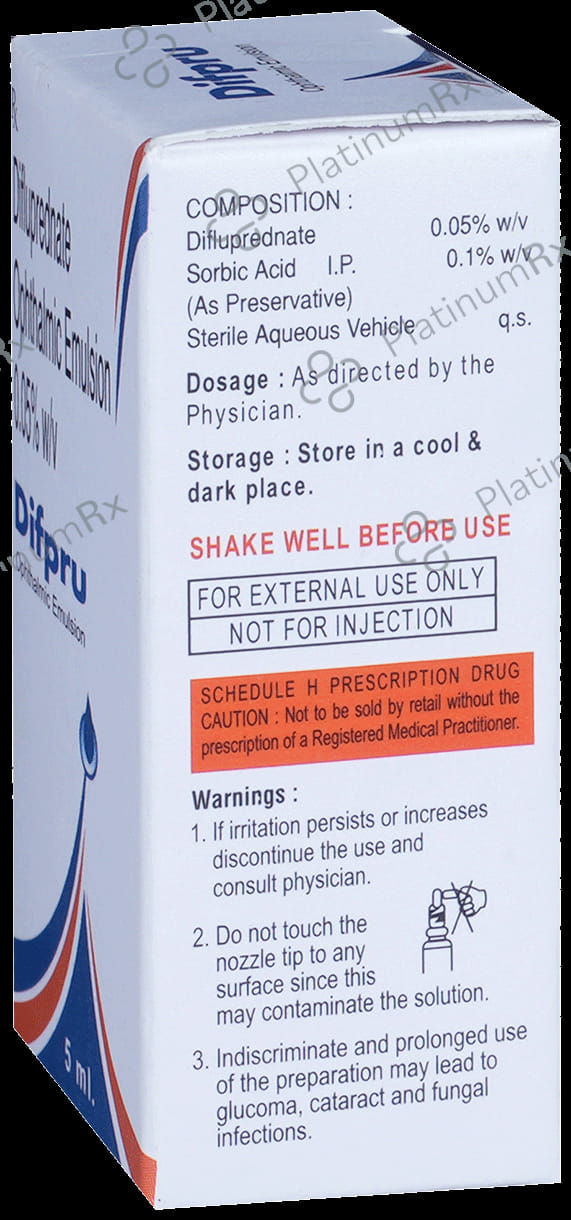 Difpru Ophthalmic Emulsion