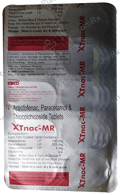 Xtnac MR Tablet 10s