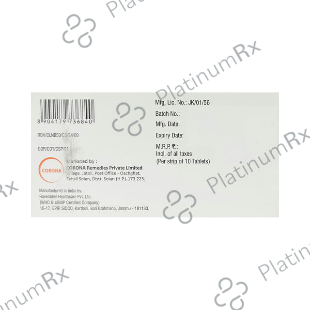 Cortel LNB 10/50/40mg Tablet 10s