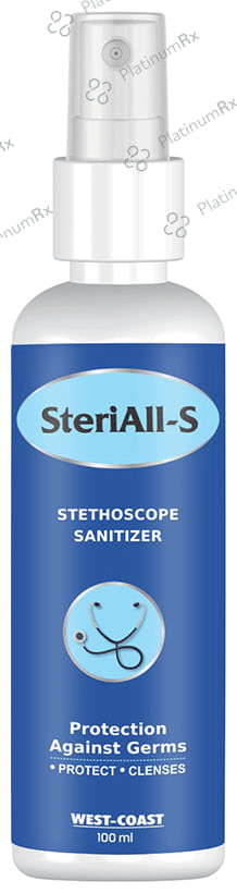 SteriAll -S Stethoscope Sanitizer Spray (100ml Each) Sanitizer