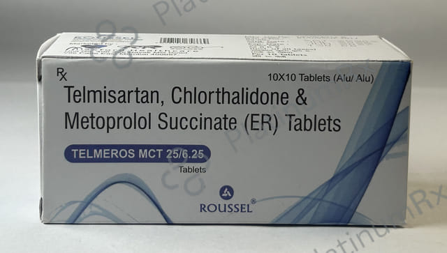 Telmeros MCT 25/6.25mg Tablet ER 10s