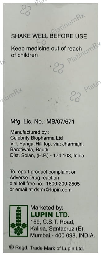 Lupicef Forte 100mg Dry Syrup