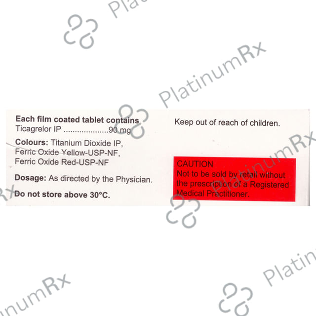 Ticacip 90mg Tablet 14s