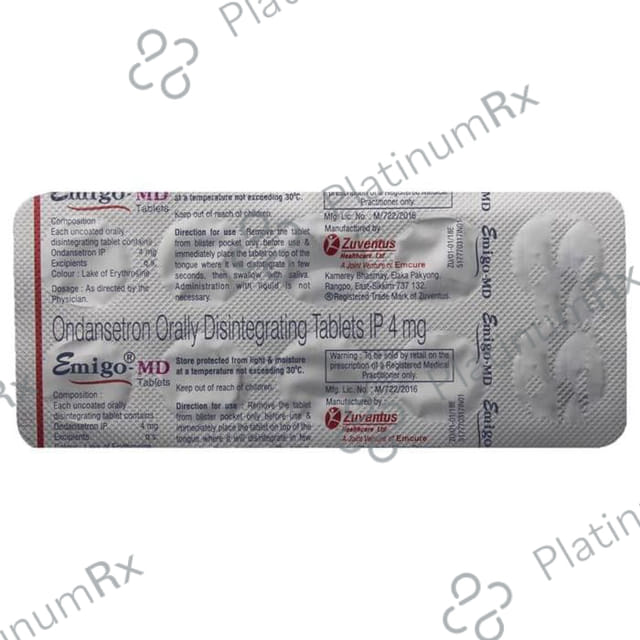 Emigo 4mg Tablet 10s