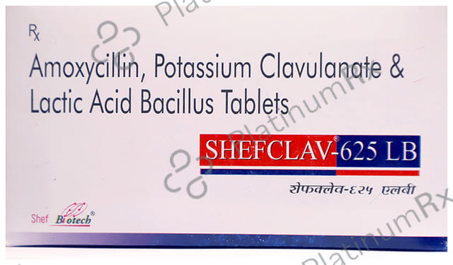 Shefclav 625 LB Tablet