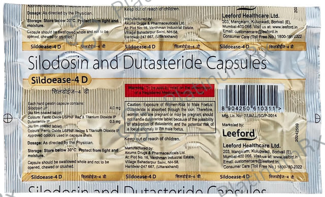 Sildoease D 4/0.5mg Capsule 10s