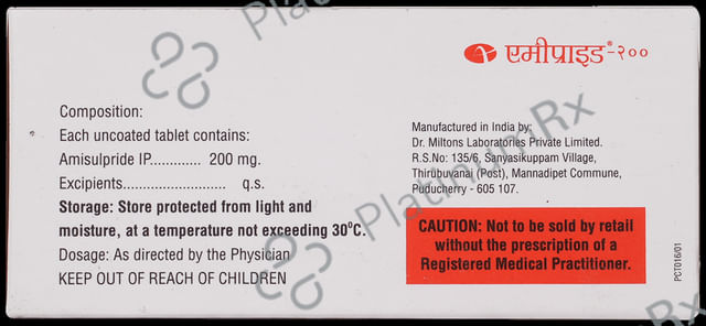 Amipride 200mg Tablet