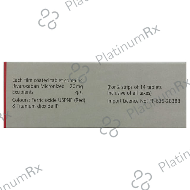 Xarelto 20mg Tablet 14s