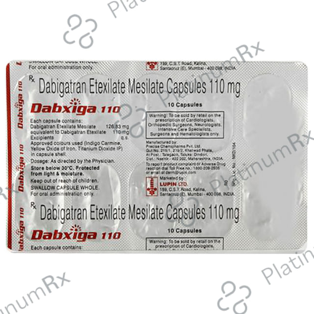 Dabxiga 110mg Capsule
