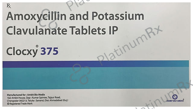 Clocxy 375 Tablet