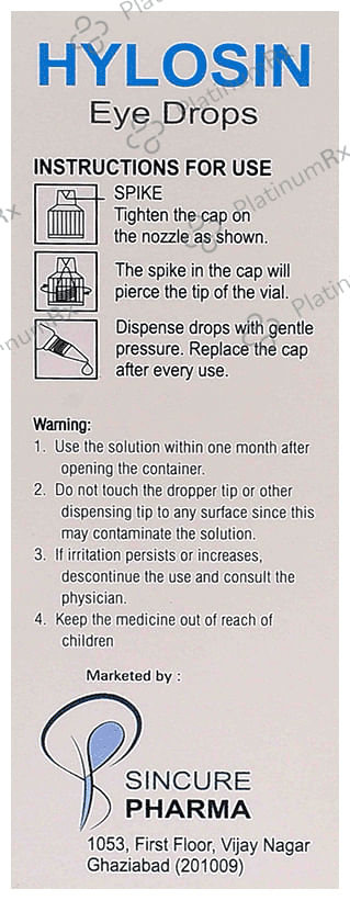 Hylosin Eye Drop