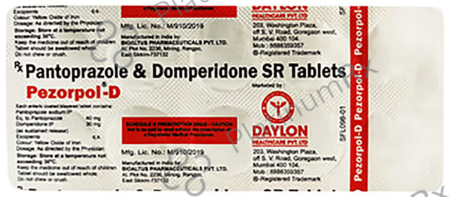 Pezorpol D 30mg/40mg Tablet SR