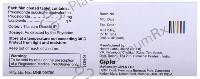 Prucapla 2mg Tablet
