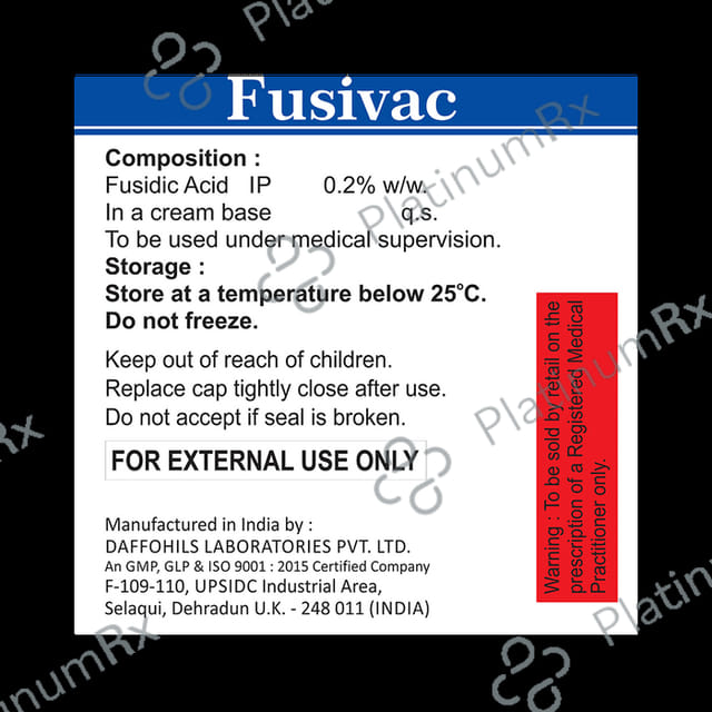 Fusivac 0.2% Cream 10gm