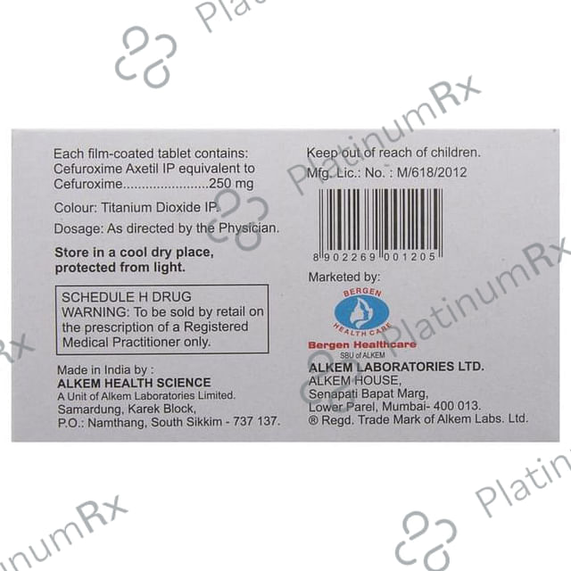 Zocef 250mg Tablet 10s