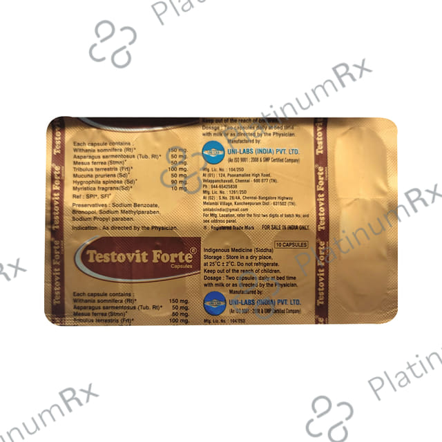 Testovit Forte Capsule 10 capsules